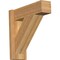 Ekena Millwork Traditional Block Rough Sawn Outlooker, Western Red Cedar, 6"W x 18"D x 18"H OUT06X18X18TRA05RWR - alternate 1